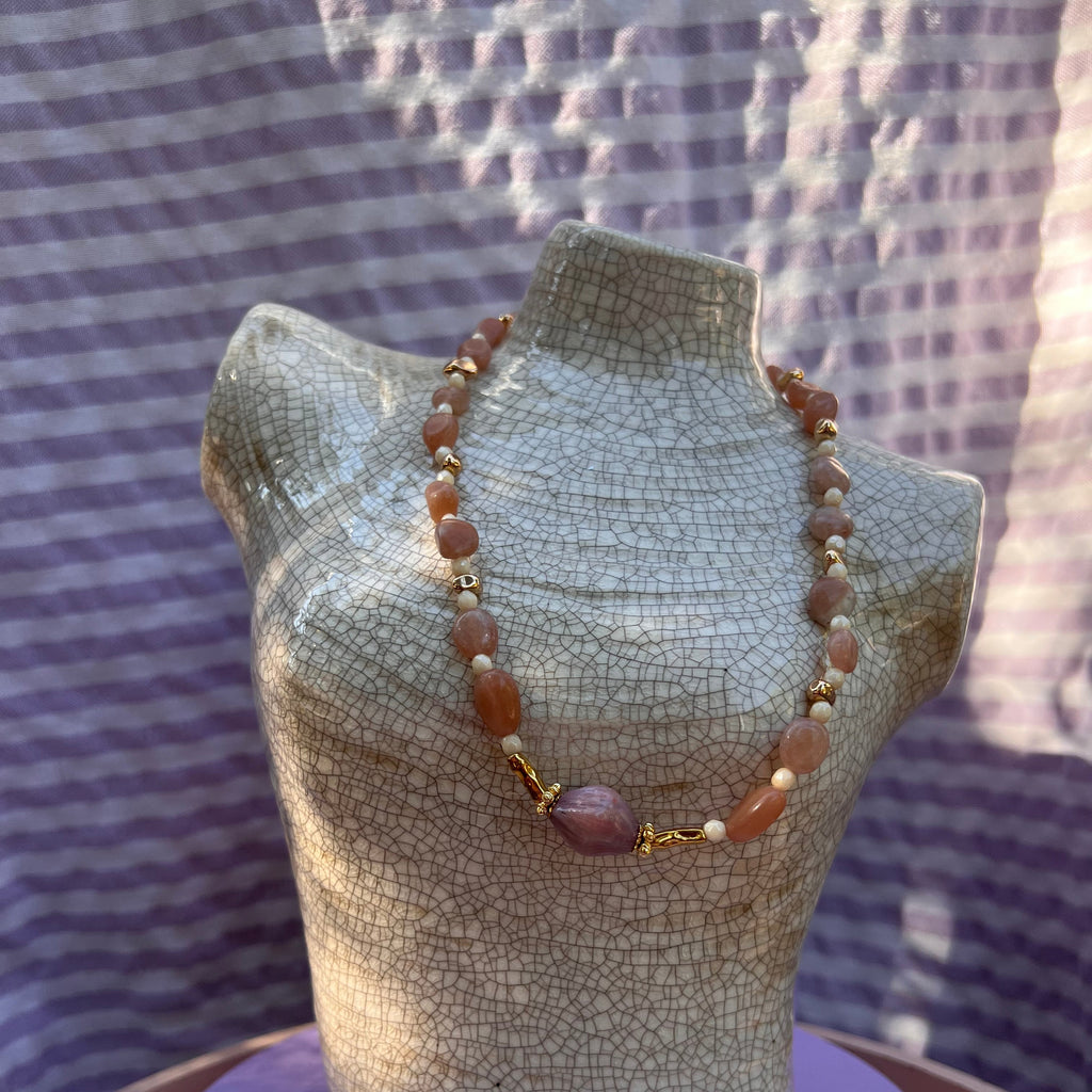 Collier "Mamma" en perles