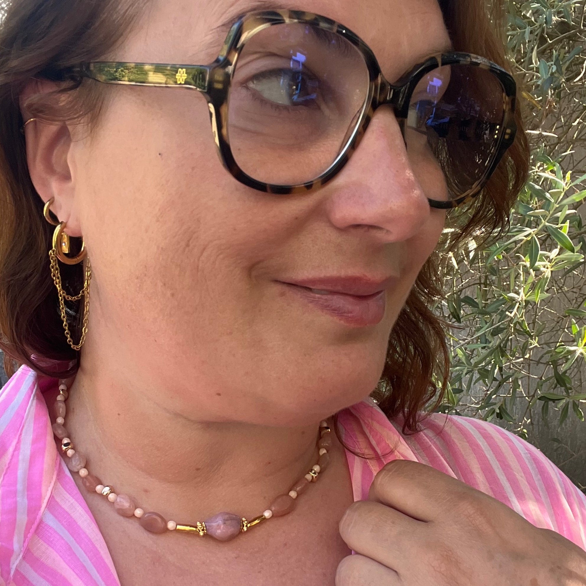 Collier "Mamma" en perles