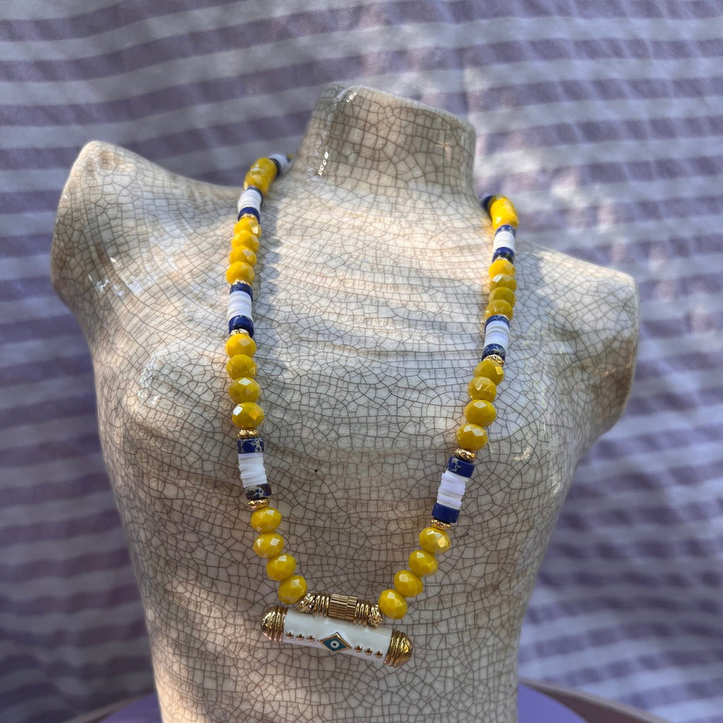 Collier "Thira" en perles
