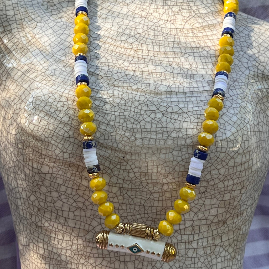 Collier "Thira" en perles