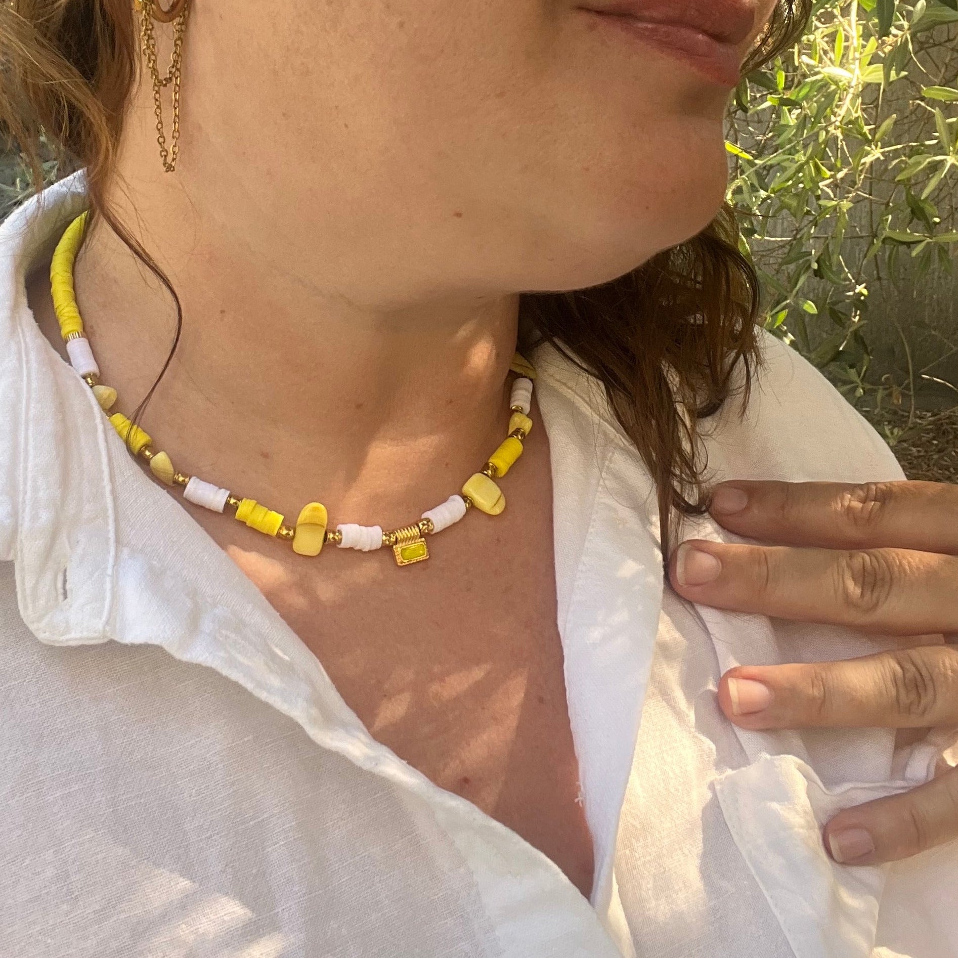 Collier "Bahia" en perles