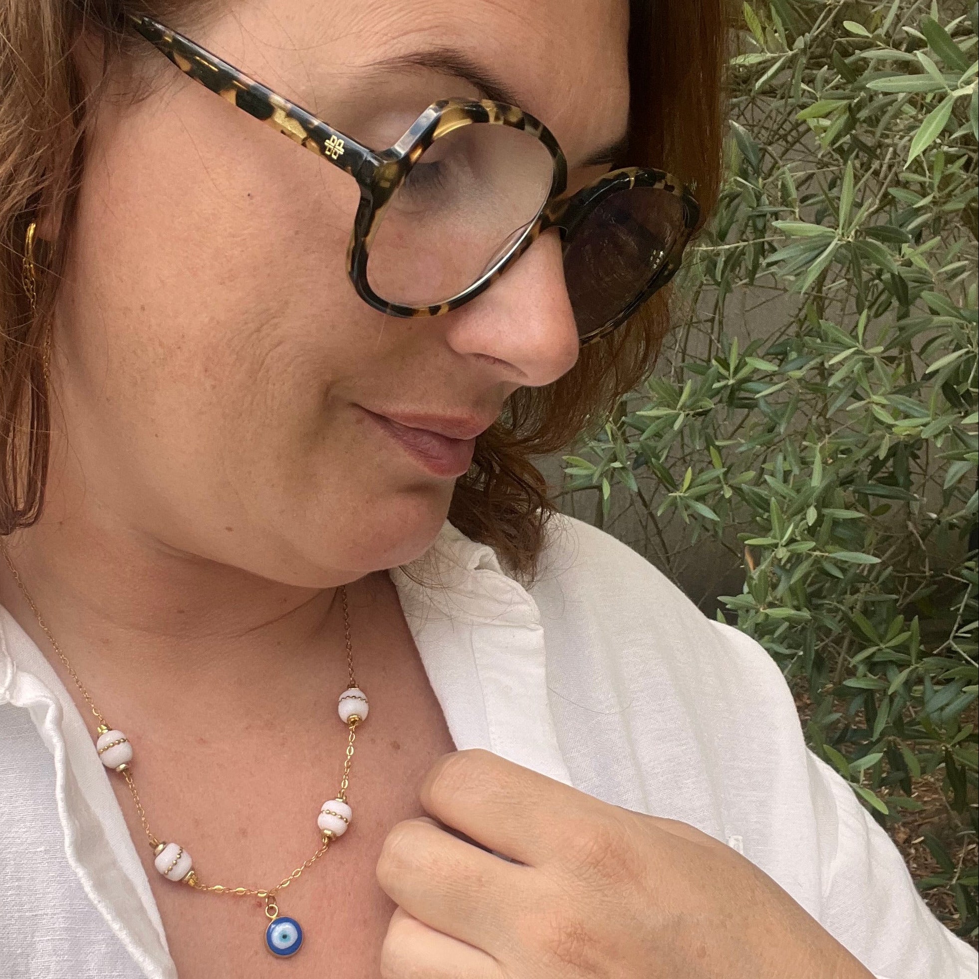Collier "Égée" en acier inoxydable