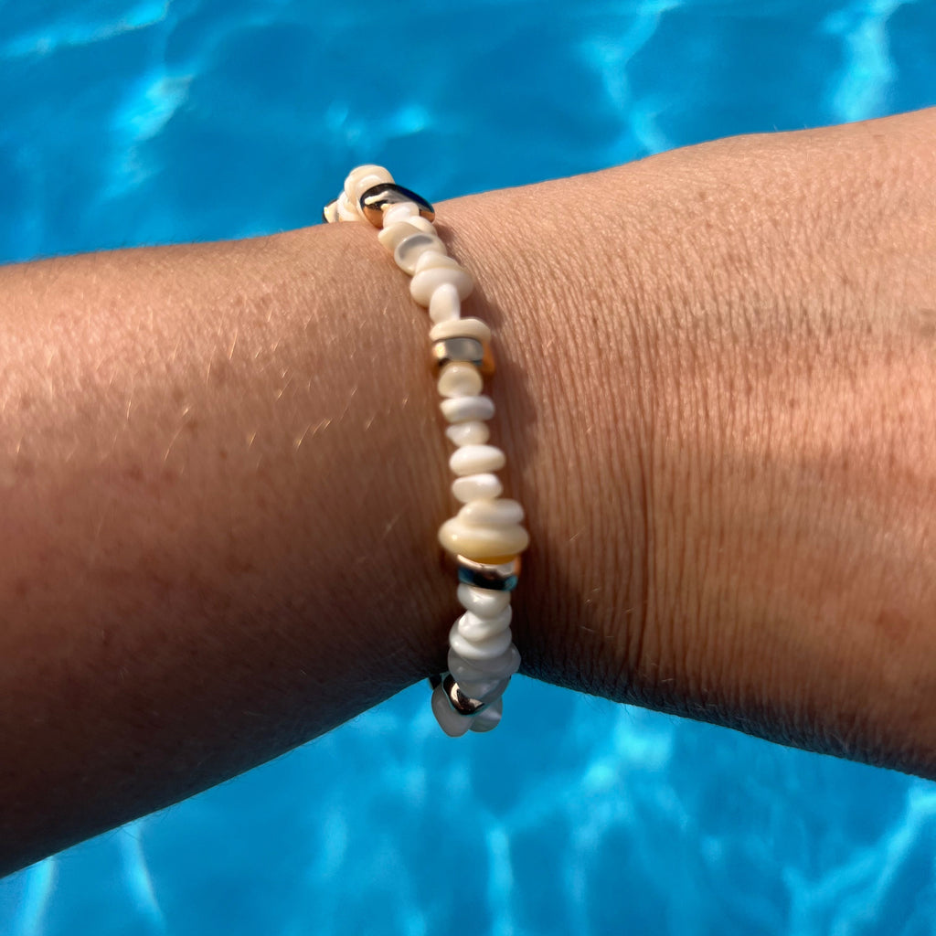 Bracelet "Pureté" en perles
