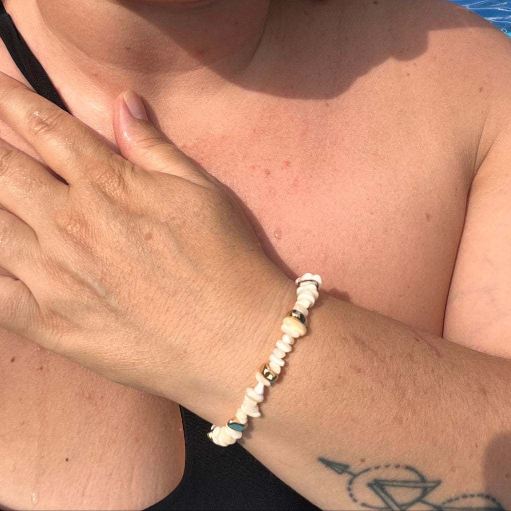 Bracelet "Pureté" en perles