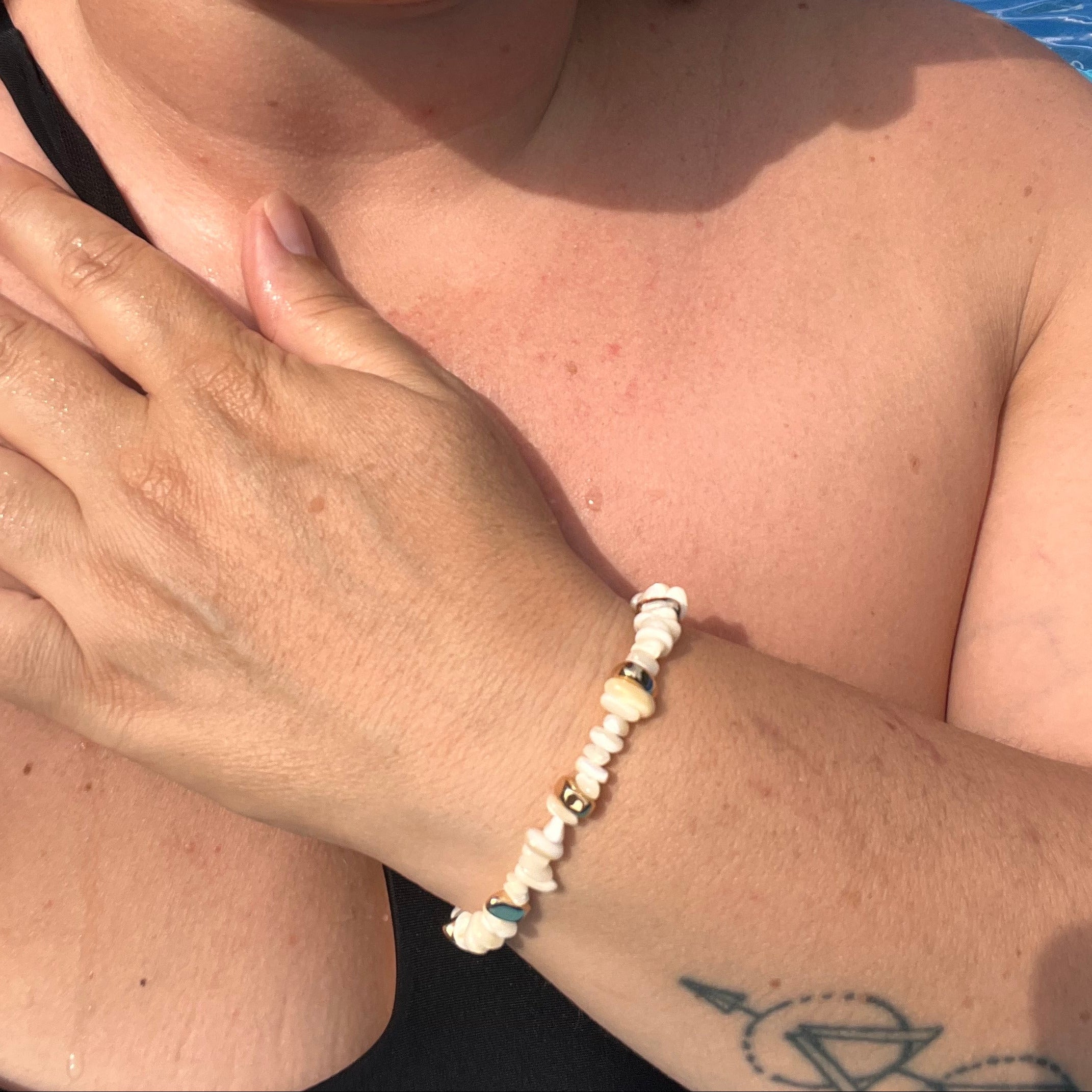 Bracelet "Pureté" en perles