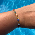 Collier "Nazar" en acier inoxydable