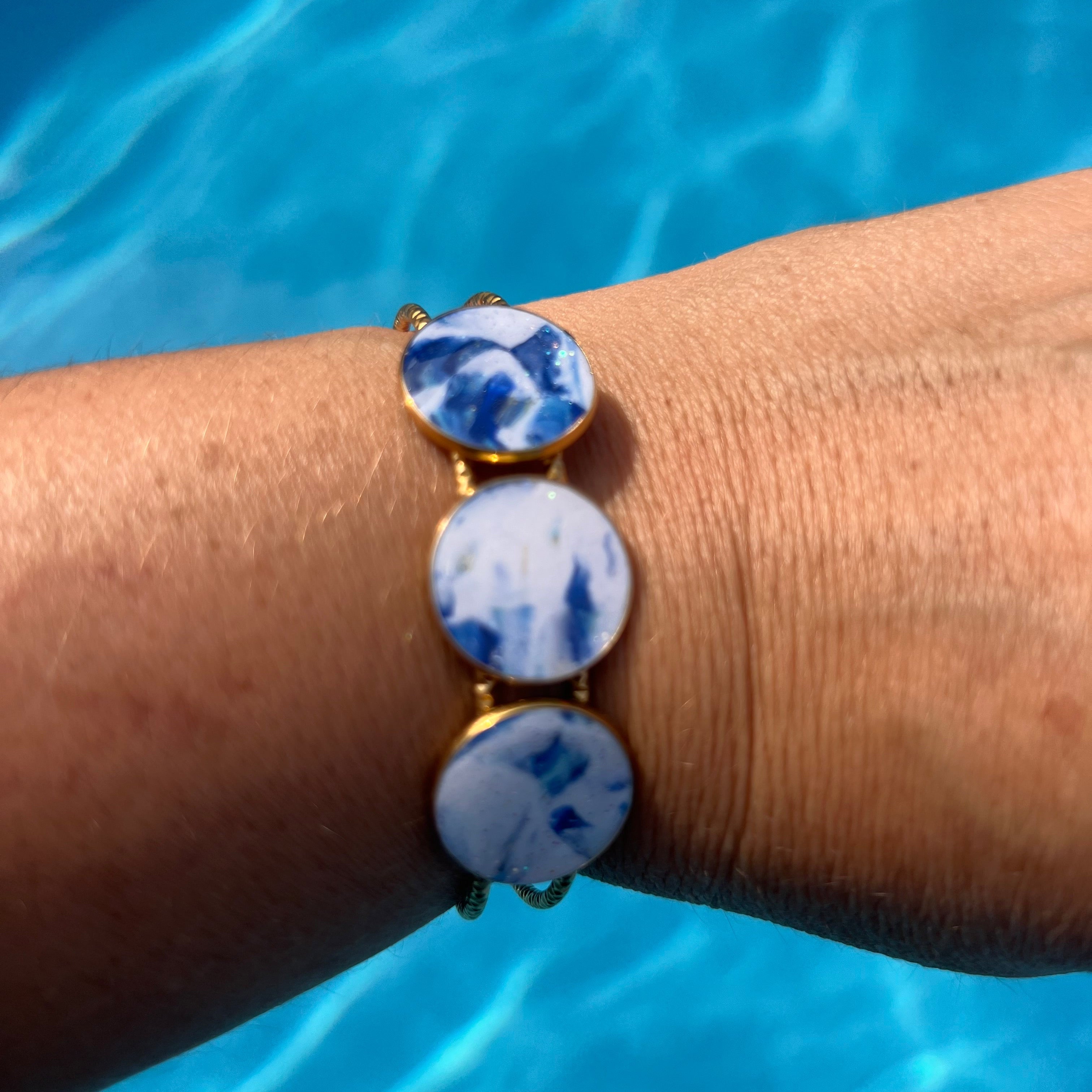 Bracelet "Jonc cercle" en acier inoxaydable