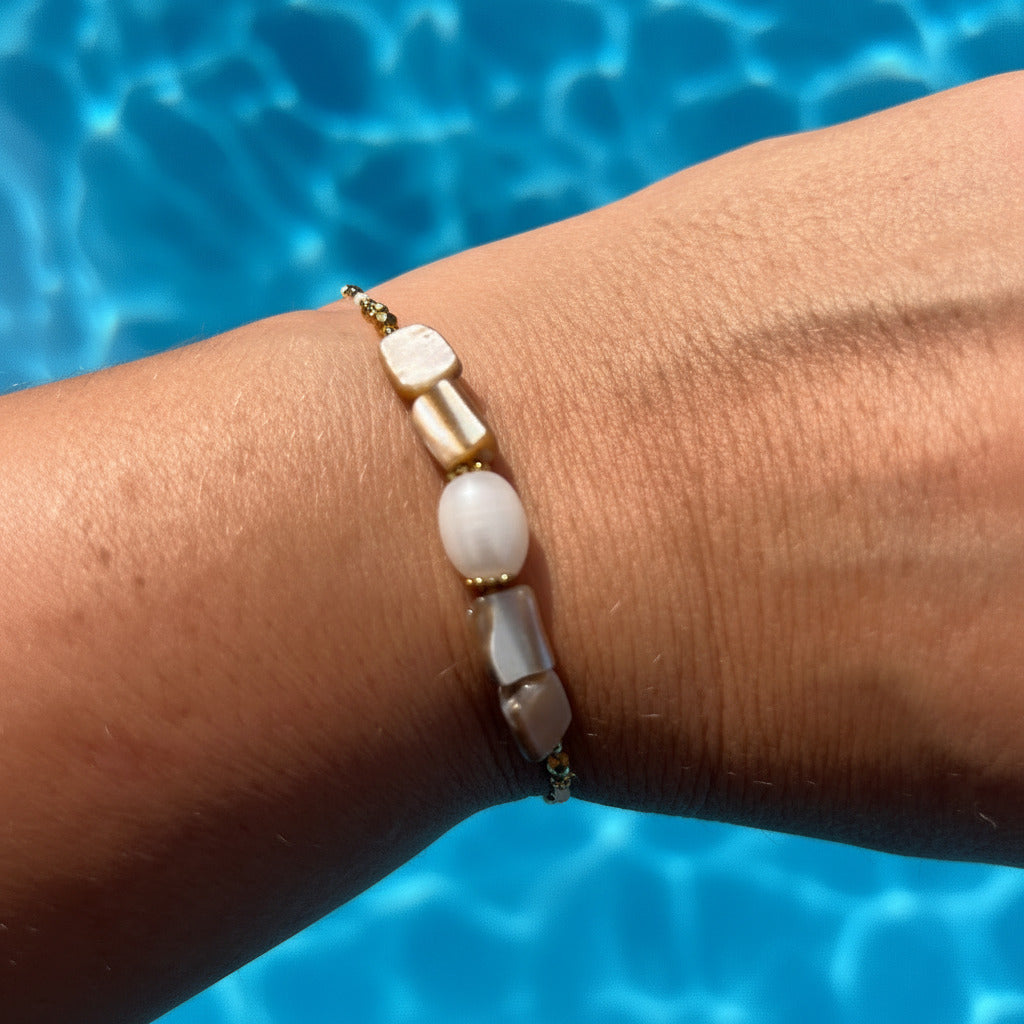Bracelet "Opale" en acier inoxydable