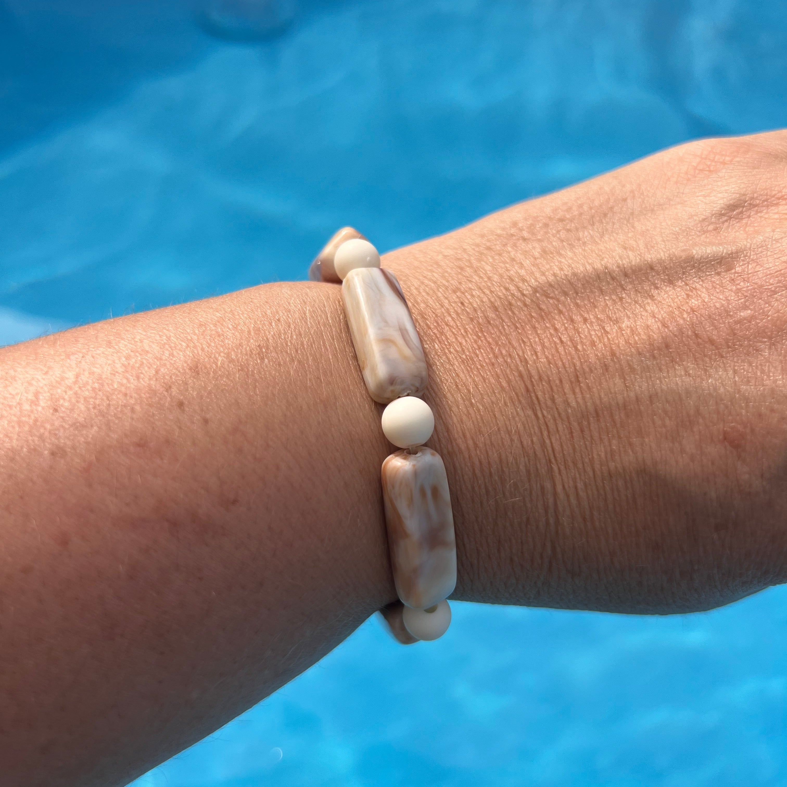 Bracelet "Embrun" en perles