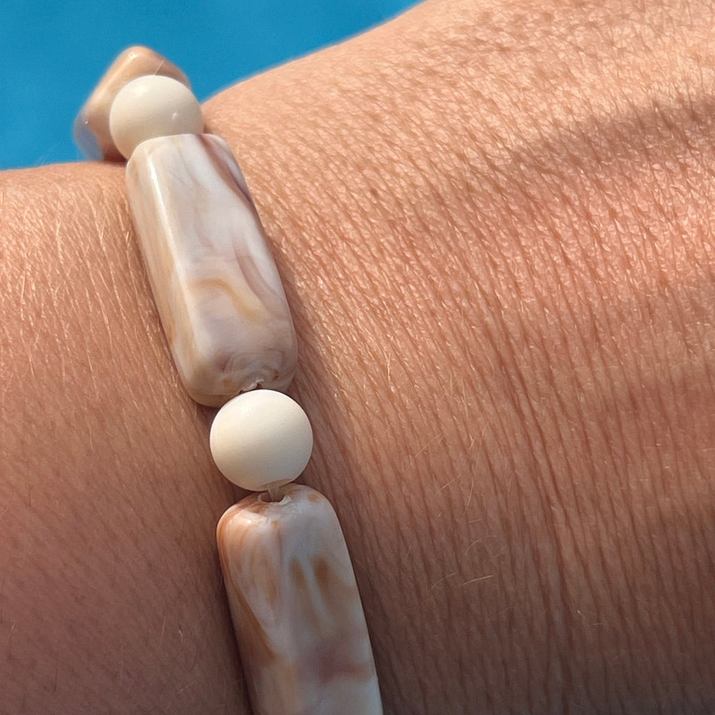 Bracelet "Embrun" en perles