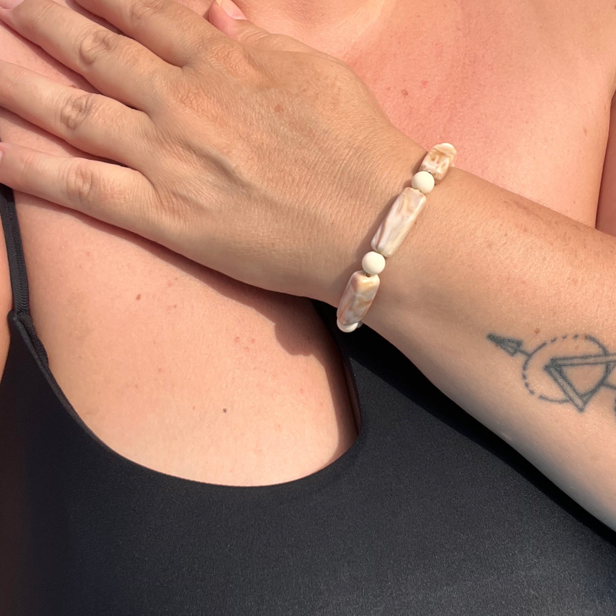 Bracelet "Embrun" en perles