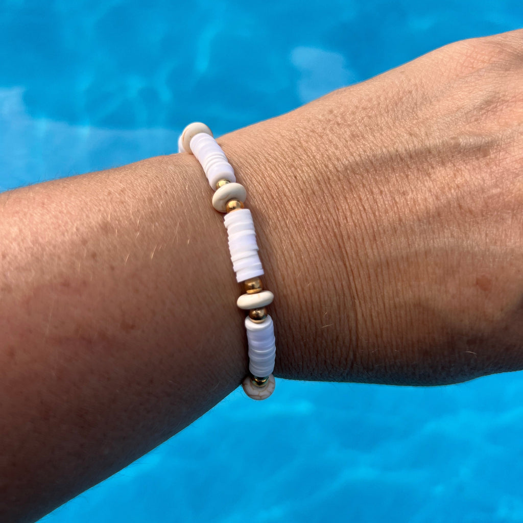 Bracelet "Heishi" en perles