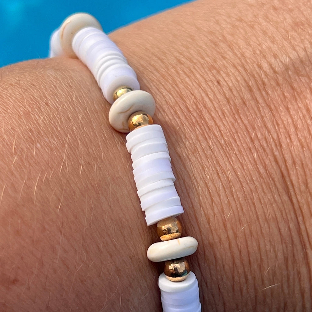 Bracelet "Heishi" en perles