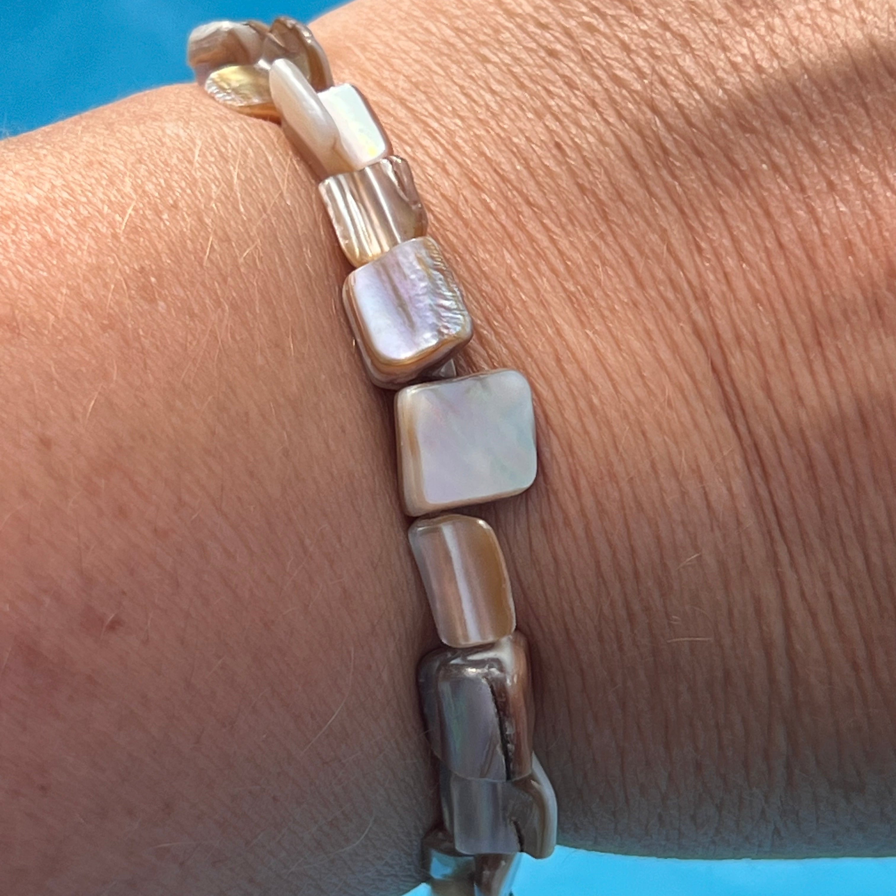 Bracelet "Nacréa" en perles