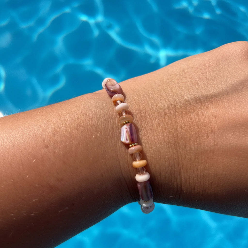 Bracelet "Irisé" en perle