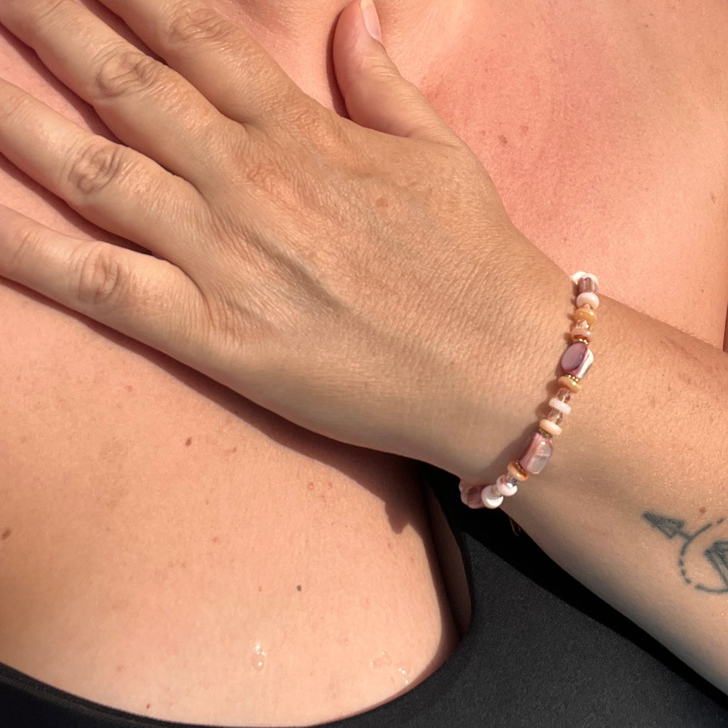Bracelet "Irisé" en perle