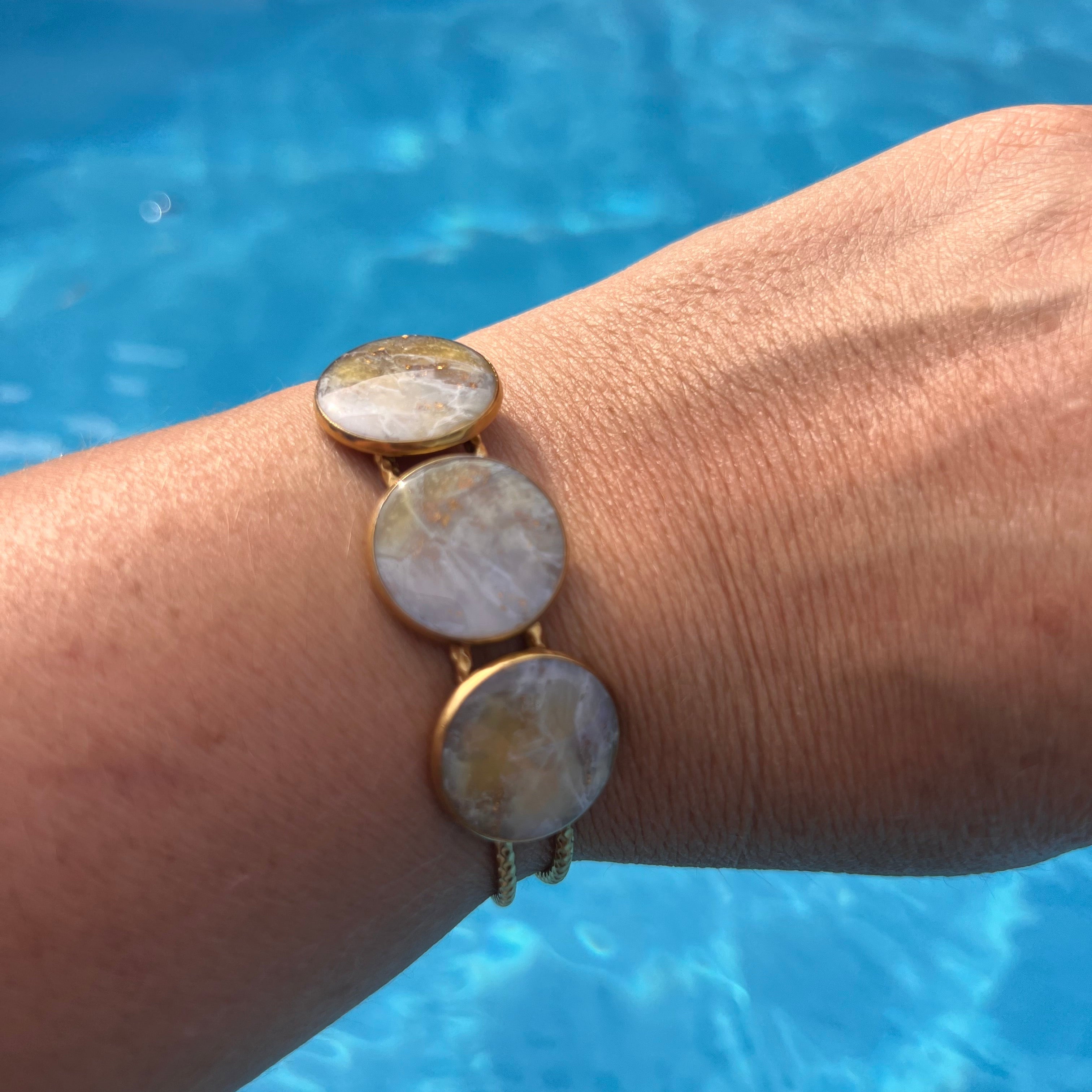 Bracelet "Jonc cercle" en acier inoxaydable