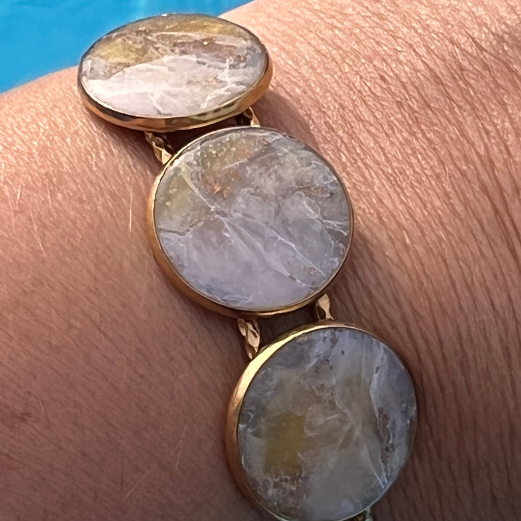 Bracelet "Jonc cercle" en acier inoxaydable