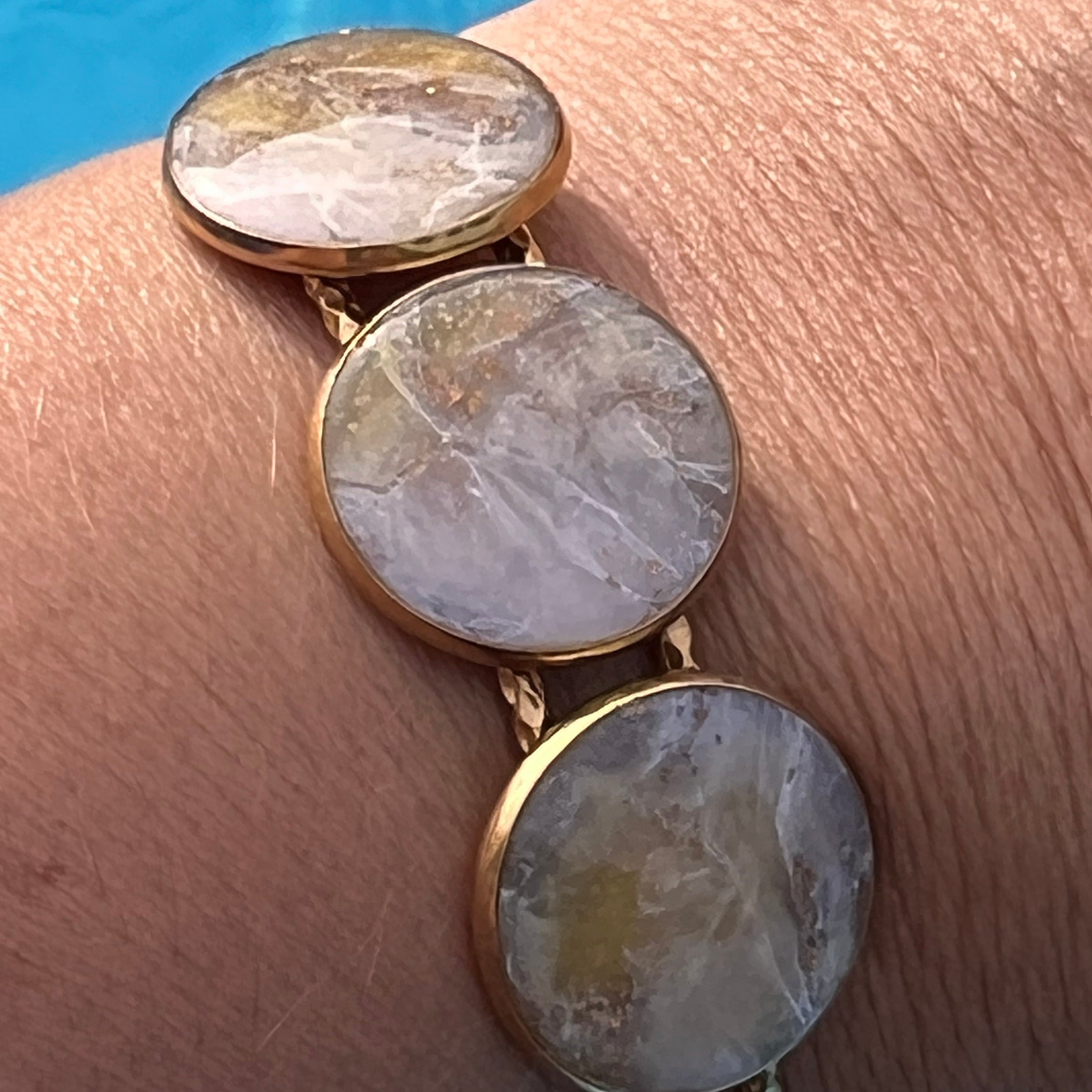 Bracelet "Jonc cercle" en acier inoxaydable