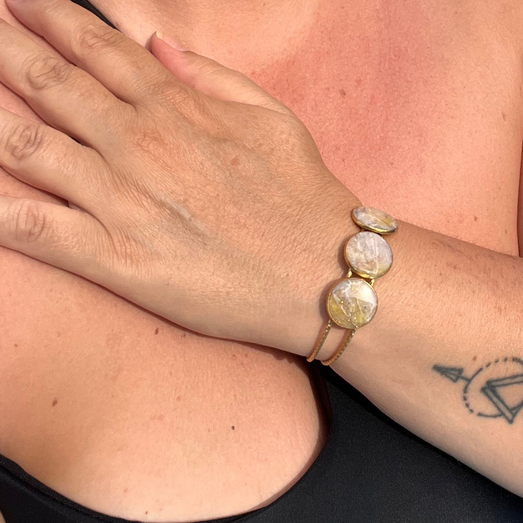 Bracelet "Jonc cercle" en acier inoxaydable