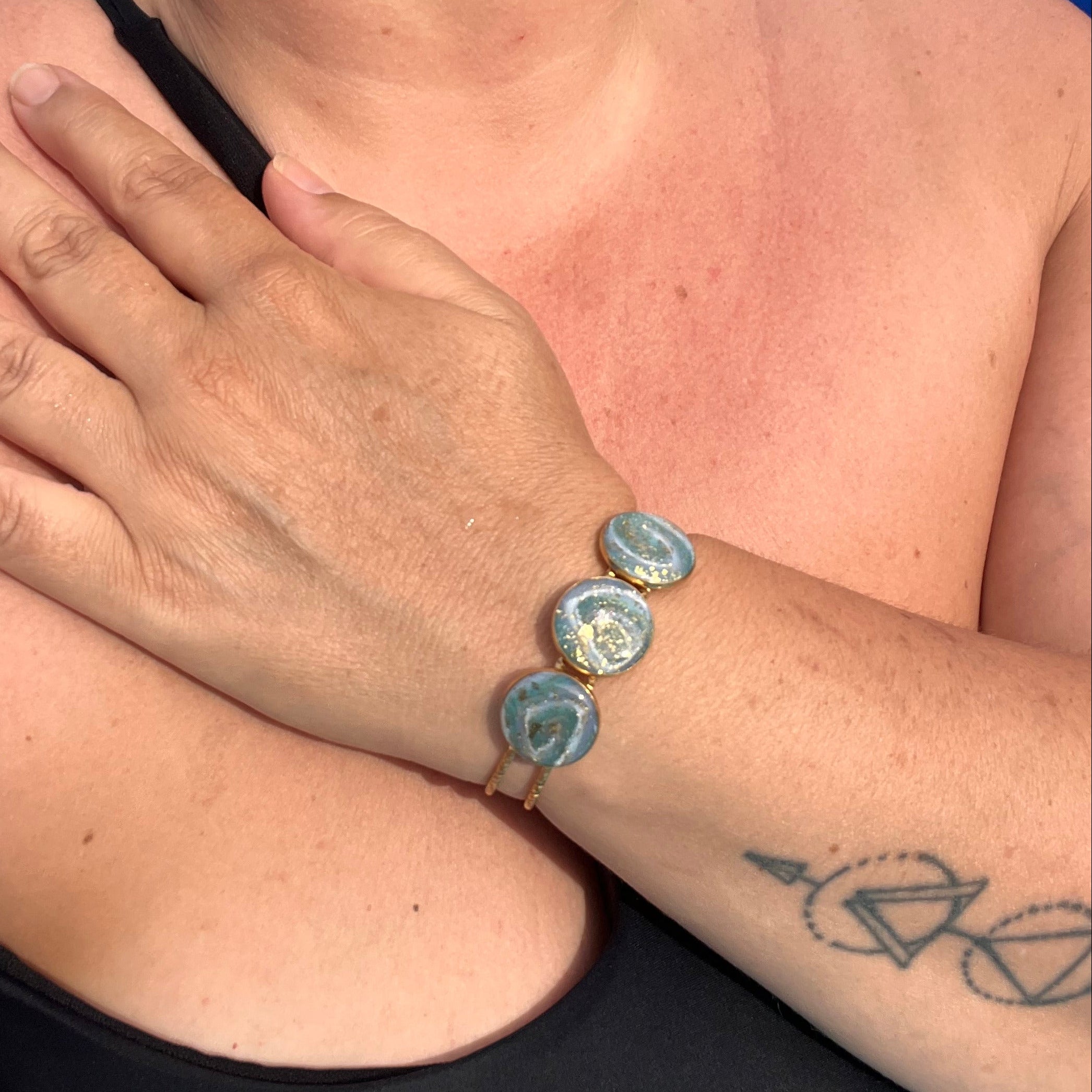 Bracelet "Jonc cercle" en acier inoxaydable