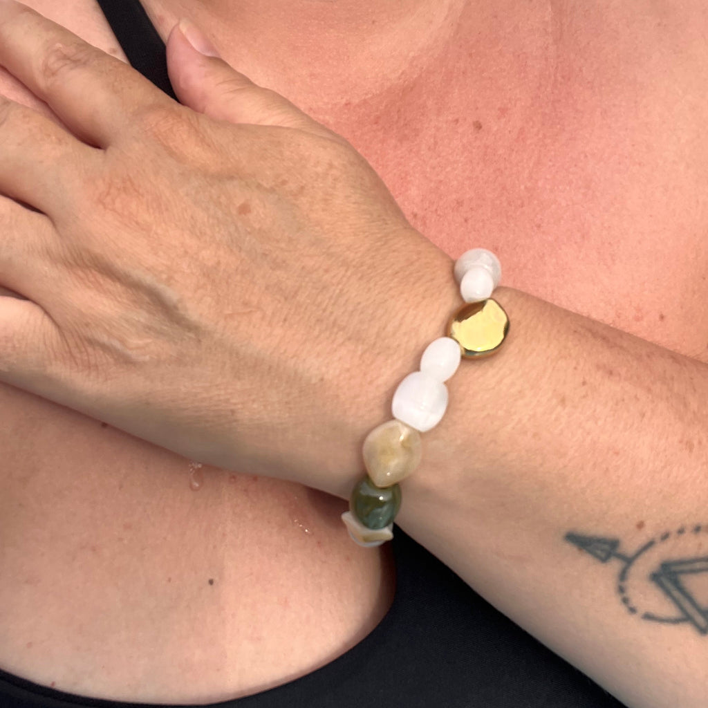 Bracelet "Galea" en perles