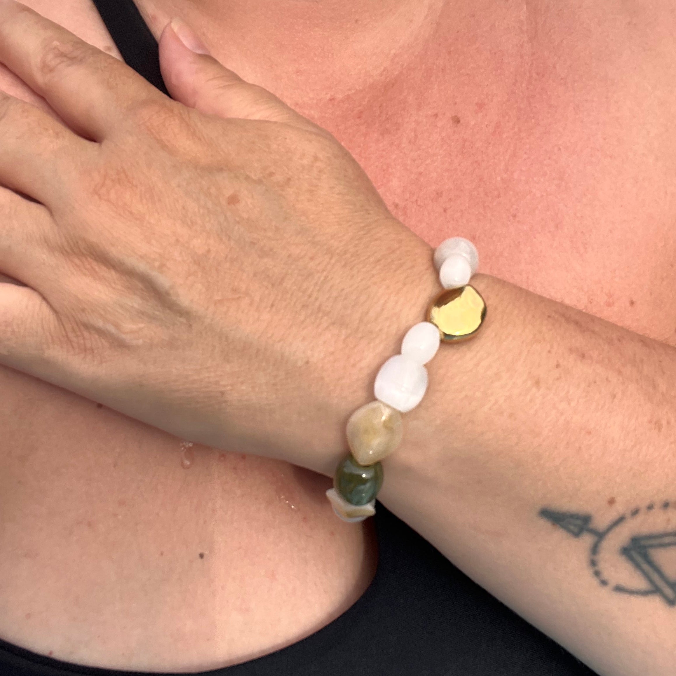 Bracelet "Galea" en perles