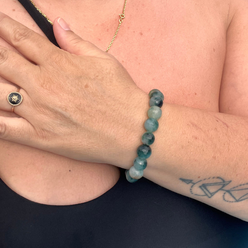 Bracelet "Jade" en perles