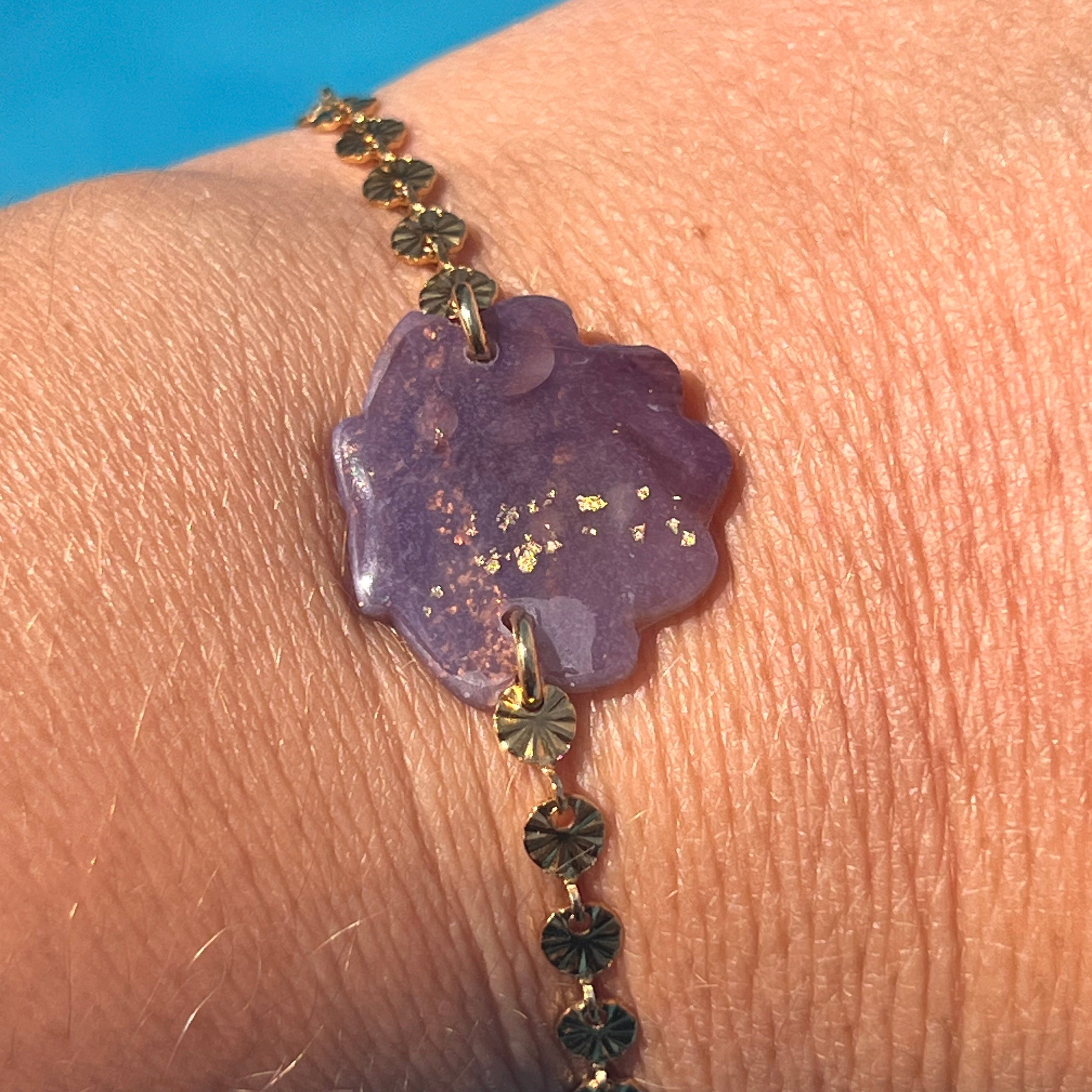 Bracelet "Shellbrown" en acier inoxydable