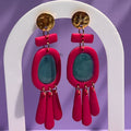 Boucles d'oreilles "Iside" en argile polymère