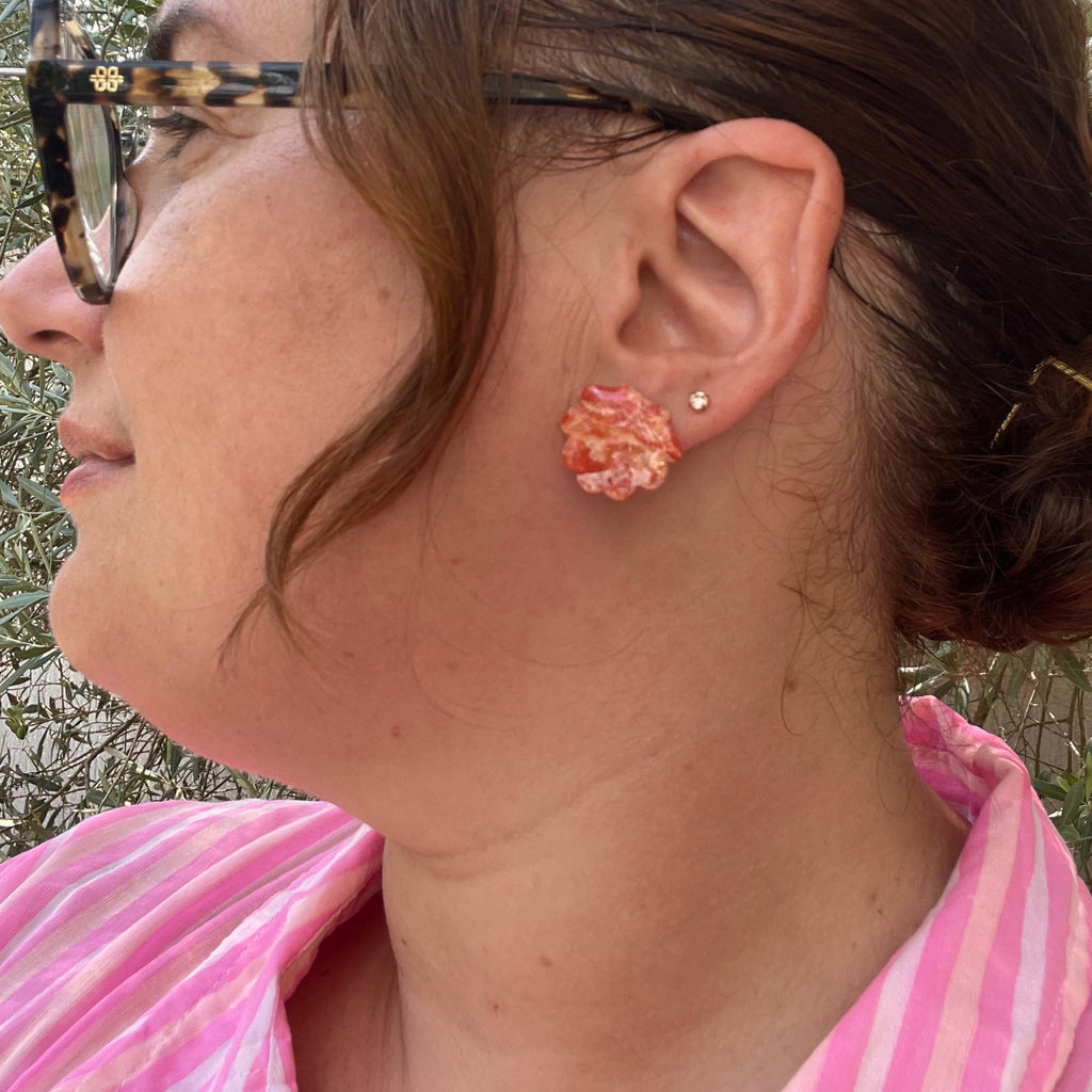Boucles d'oreilles "Ariel" en argile polymère