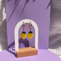 Boucles d'oreilles "Citron" en acier inoxydable