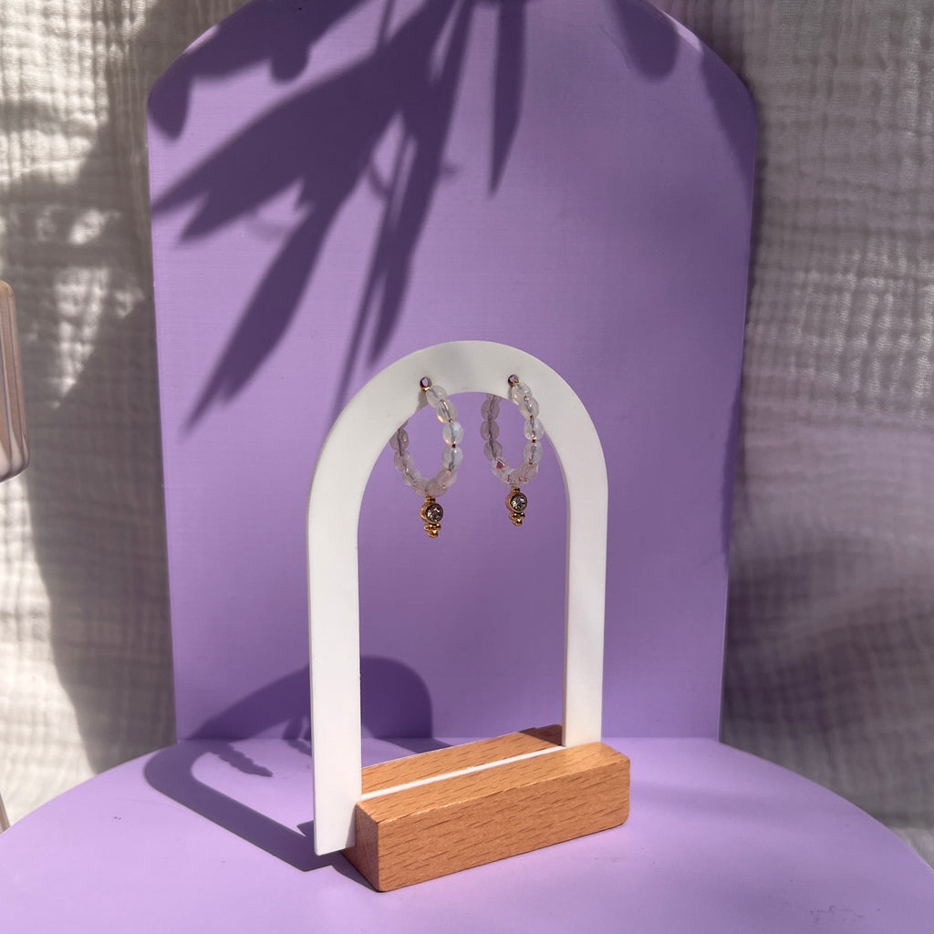 Boucles d'oreilles "Nude" en acier inoxydable