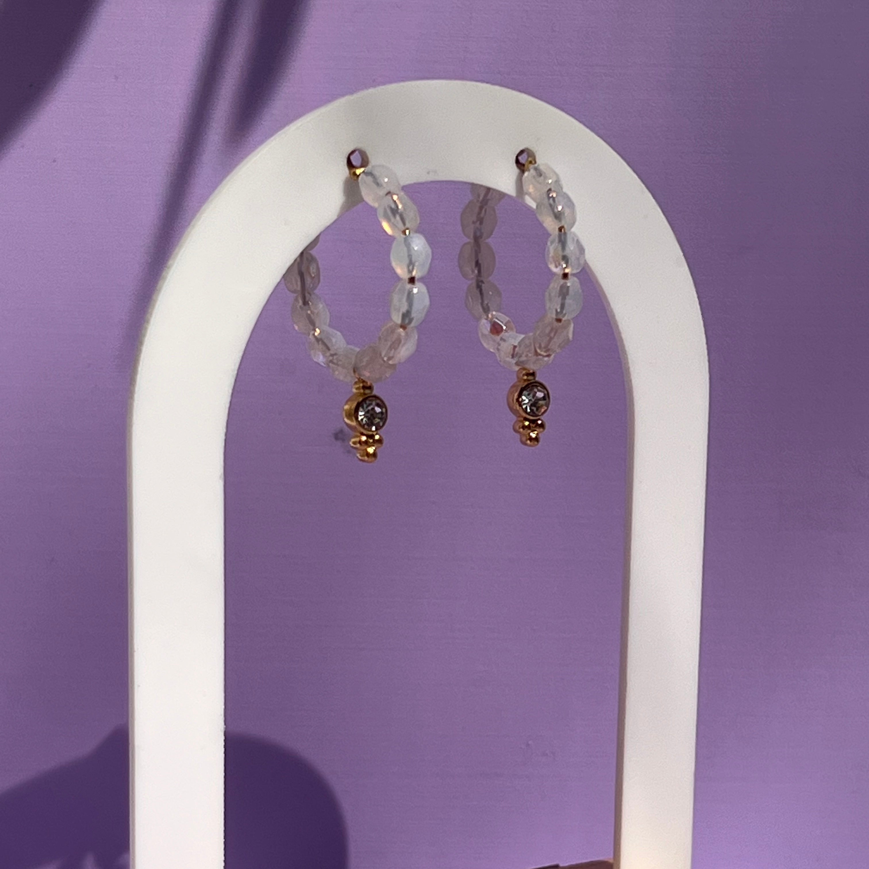 Boucles d'oreilles "Nude" en acier inoxydable
