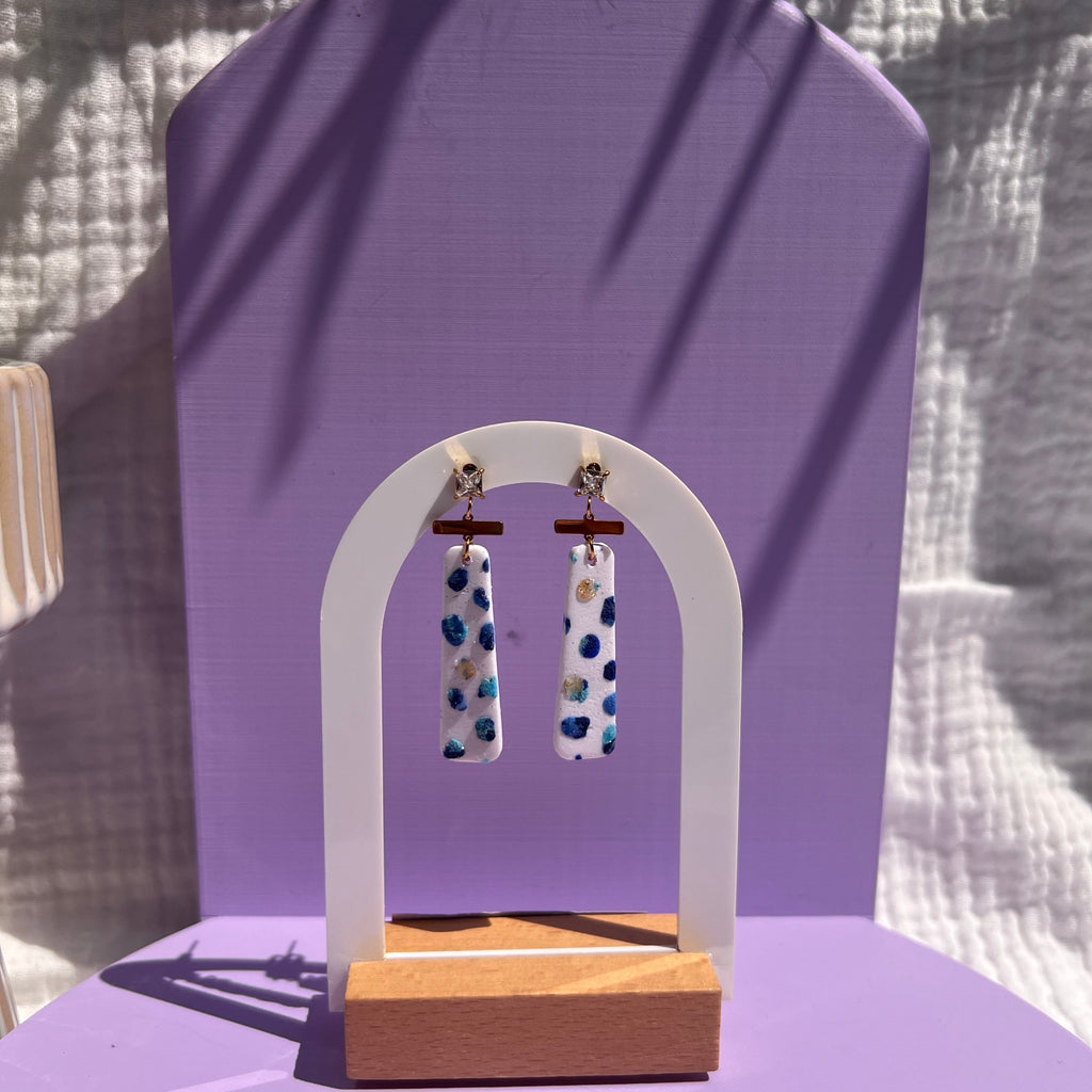 Boucles d'oreilles "Caldera" en acier inoxydable