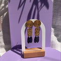 Boucles d'oreilles "Azura" en argile polymère