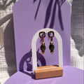 Boucles d'oreilles "Kenya" en acier inoxydable