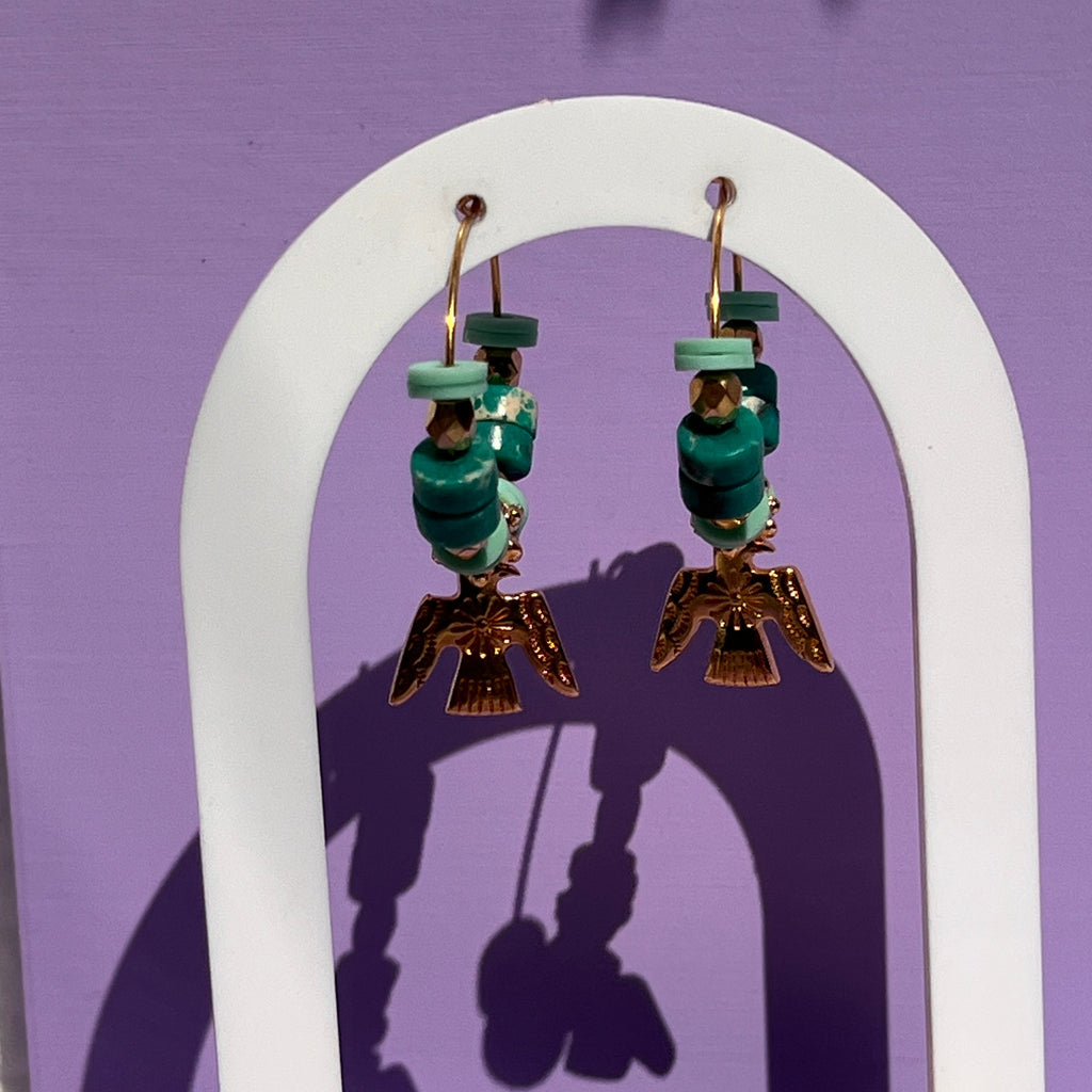 Boucles d'oreilles "Holi" en acier inoxydable