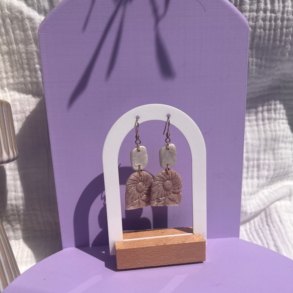 Boucles d'oreilles "Sunset" en argile polymère