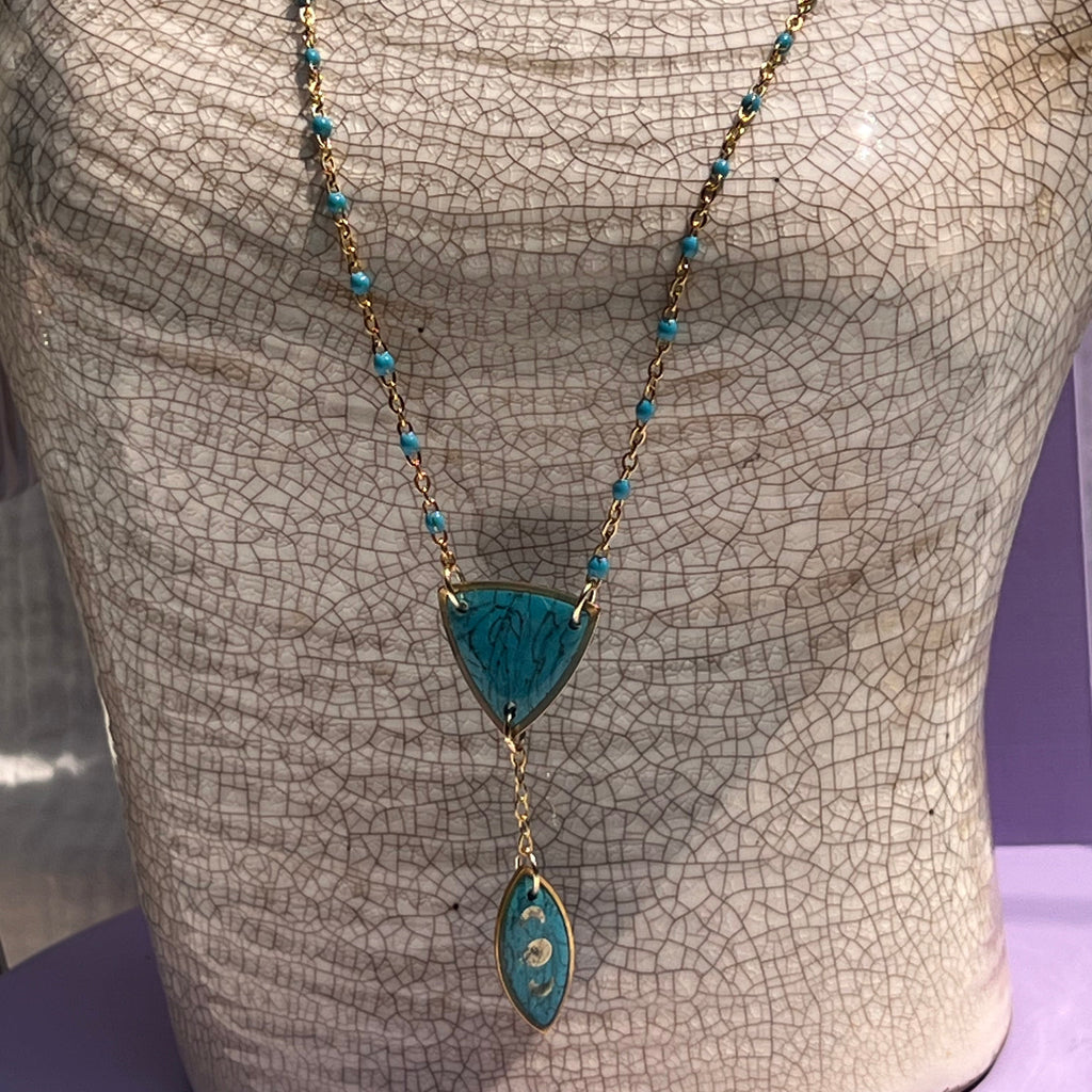 Collier "Triangle" en acier inoxydable