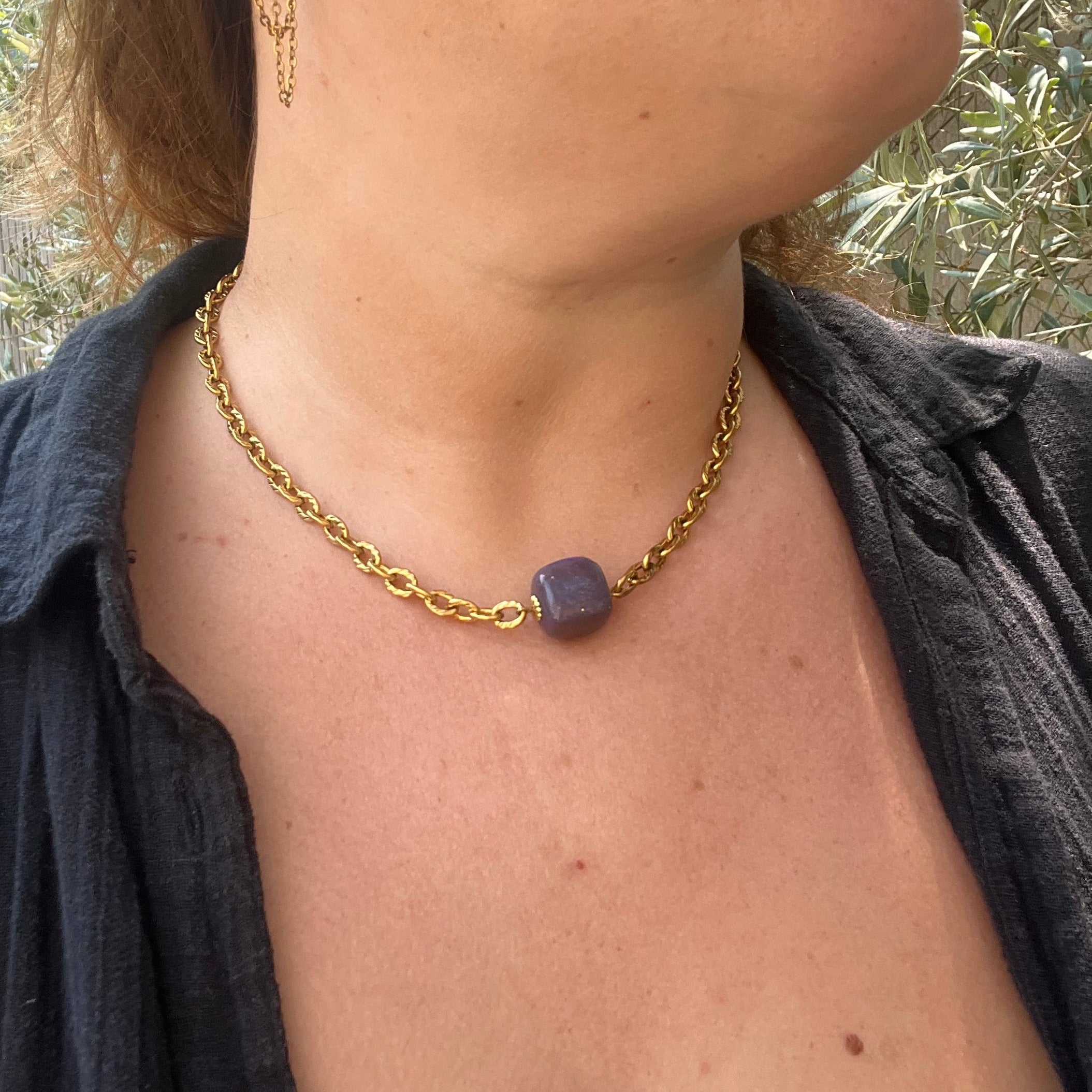 Collier "Kyvos" en acier inoxydable