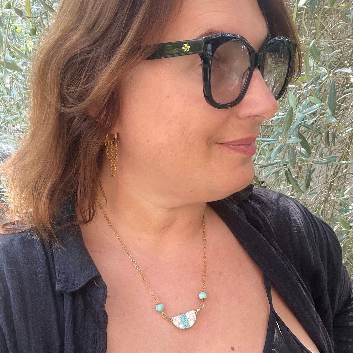 Collier "NAVA" en acier inoxydable
