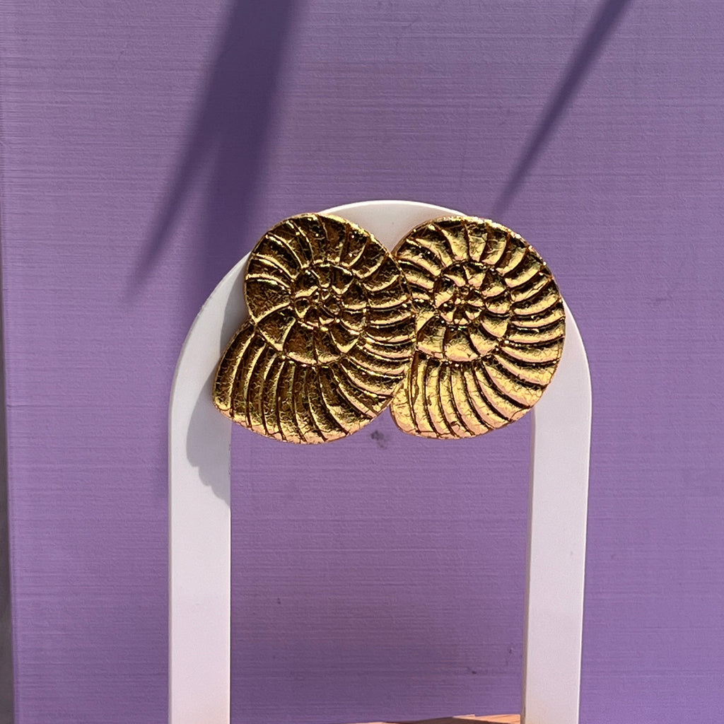Boucles d'oreilles "Ostra" en argile polymère