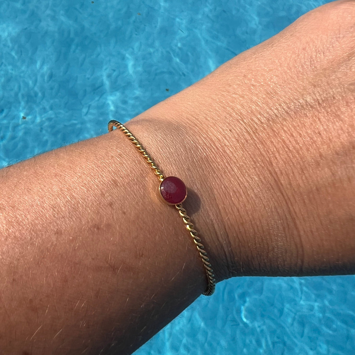 Bracelet jonc "Lumina" en acier inoxydable