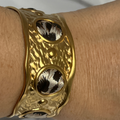 Bracelet "Jonc Léopard" en acier inoxydable